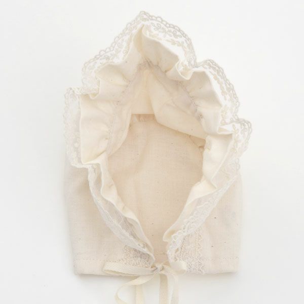 オーガニックコットン ベビー【エンジェルフェザーレース】セレモニードレスセット 50-80