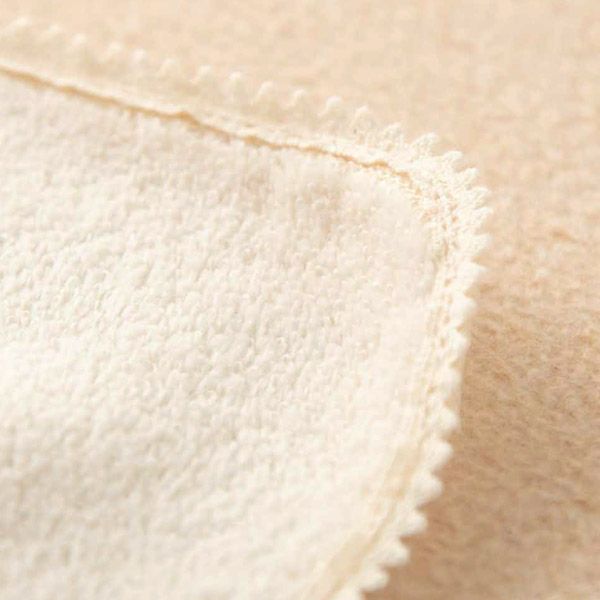 オーガニックコットン 【エンジェルフェザーレース】パイルハンカチ 29×29