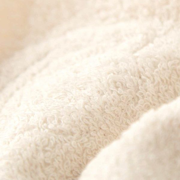 オーガニックコットン 【エンジェルフェザーレース】パイルハンカチ 29×29