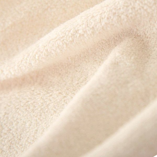 オーガニックコットン 【エンジェルフェザーレース】パイルハンカチ 29×29