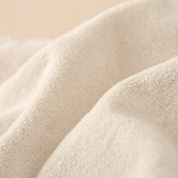 オーガニックコットン 【ハートレース】パイルハンカチ 29×29