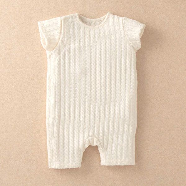 オーガニックコットン ベビー【王冠】プリンスサマーセレモニーセット ナチュラル 60-70