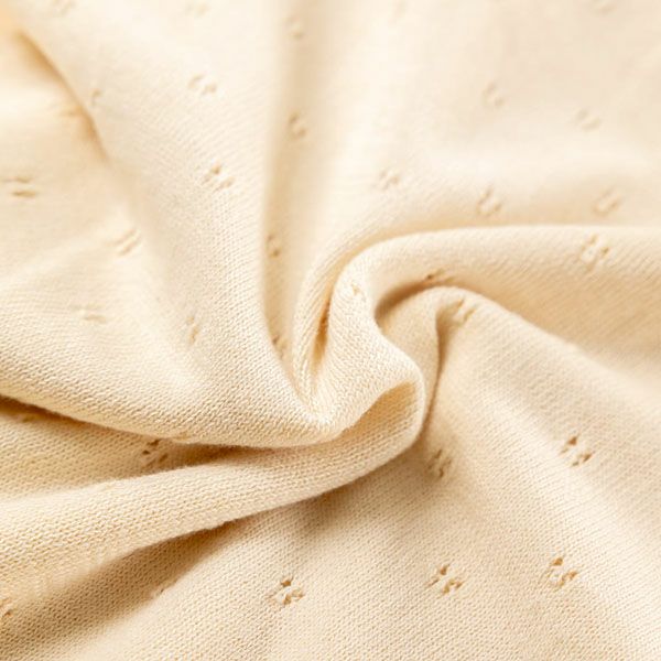 オーガニックコットン 【王冠】ニットアフガン ナチュラル 82×82