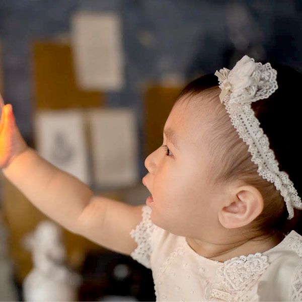 オーガニックコットン ベビー【王冠】ヘアバンド