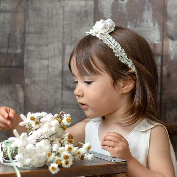 オーガニックコットン ベビー【王冠】ヘアバンド