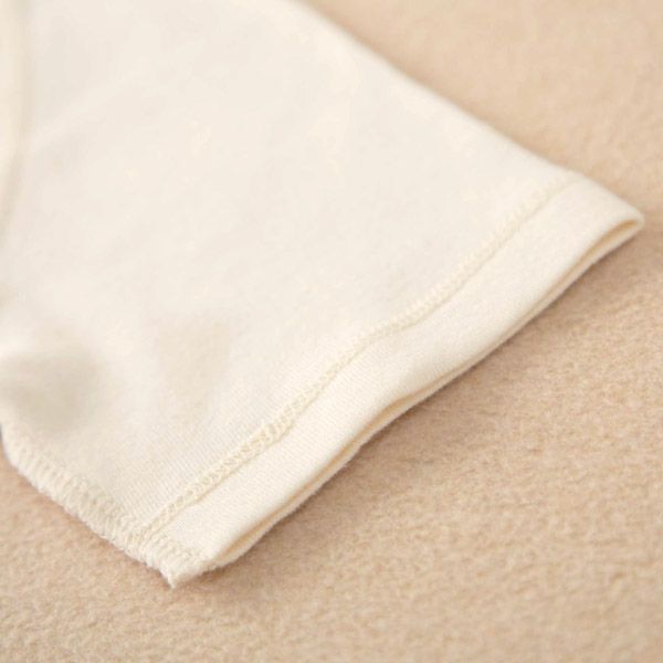 オーガニックコットン ベビー背守り短肌着 つる 70