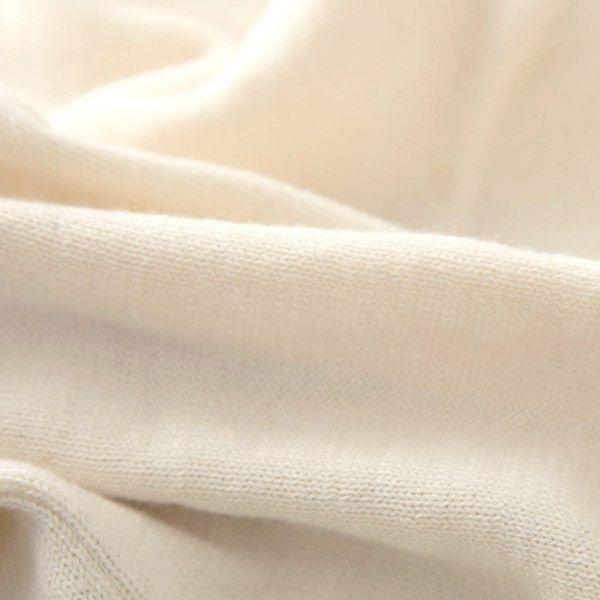 オーガニックコットン ベビーニットサロペット 編みボタン 80