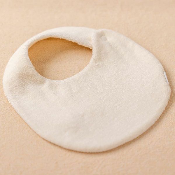 オーガニックコットン ベビー【手編みモチーフ】レーシーニットのスタイ