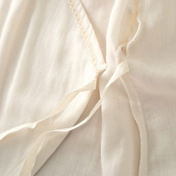 オーガニックコットン ベビー【手編みモチーフ】ガーゼグレコ