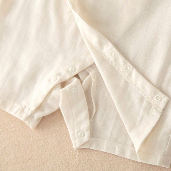 オーガニックコットン ベビー【手編みモチーフ】ガーゼグレコ