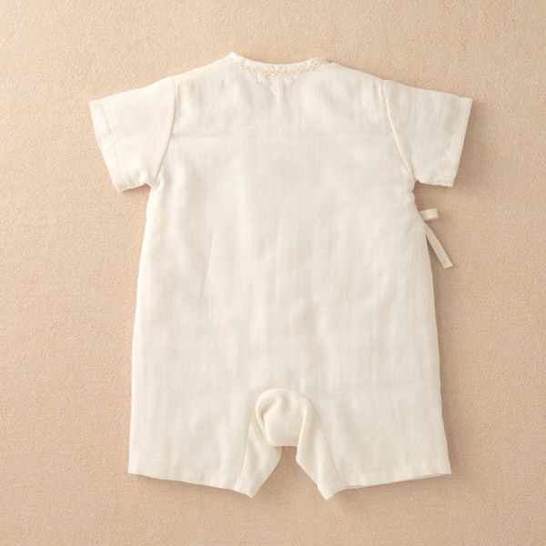 オーガニックコットン ベビー【手編みモチーフ】ガーゼグレコ