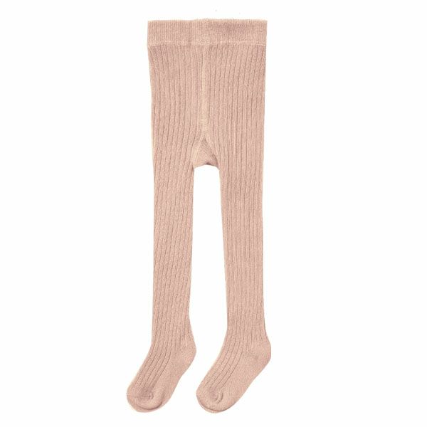 【SALE／20%OFF】 オーガニックコットン ベビーリブタイツ