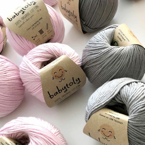 オーガニックコットン Supersoft Cotton yarn 50g PastelPink