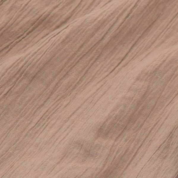 オーガニックコットン ベビークレープえり付きロンパース(長袖)