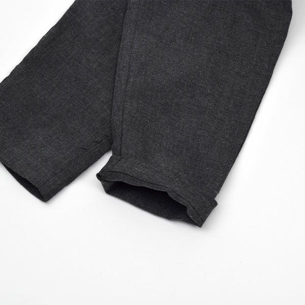 オーガニックコットン キッズフランネルテーパードパンツ