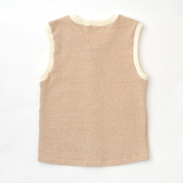 オーガニックコットン キッズ裏起毛あったかベスト