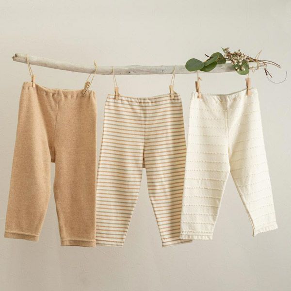 オーガニックコットン ベビーロングパンツ