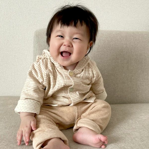 オーガニックコットン ベビーロングパンツ