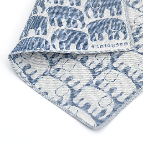 オーガニックコットン フィンレイソン エレファンティ ガーゼハンカチ