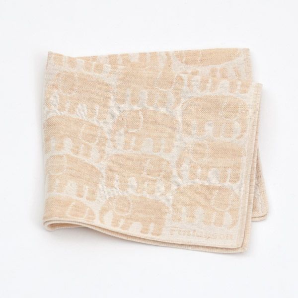 オーガニックコットン フィンレイソン エレファンティ ガーゼハンカチ