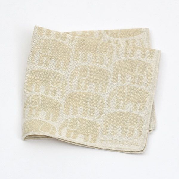 オーガニックコットン フィンレイソン エレファンティ ガーゼハンカチ