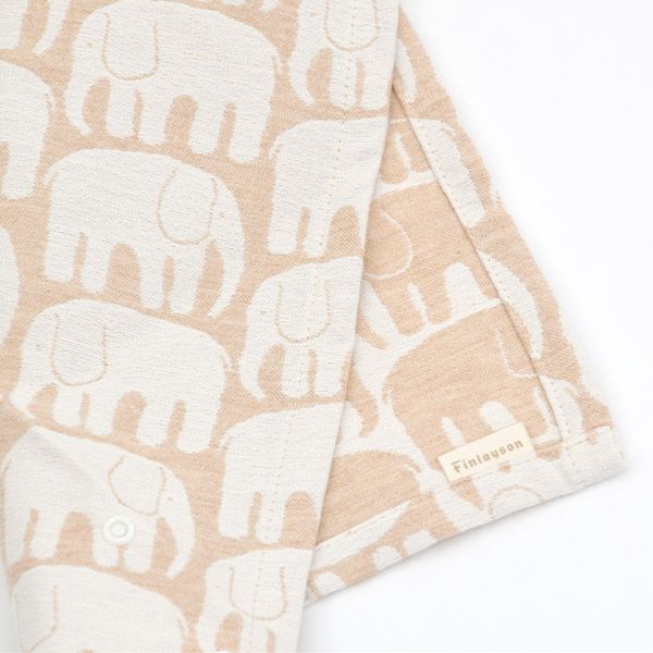 オーガニックコットン フィンレイソン エレファンティ ベビーハンカチスタイ