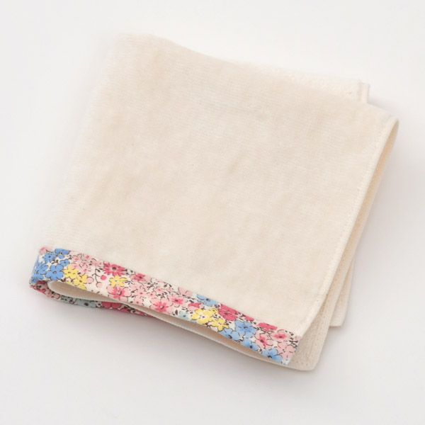 オーガニックコットン ソフィーパイピングミニタオルオルテンシア