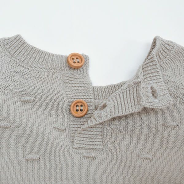 オーガニックコットン ベビーニットセーターBailey
