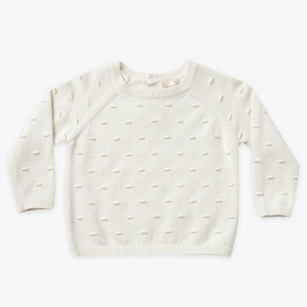 オーガニックコットン ベビーニットセーターBailey