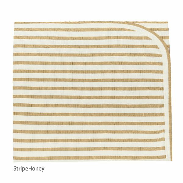 オーガニックコットンベビーリブブランケット