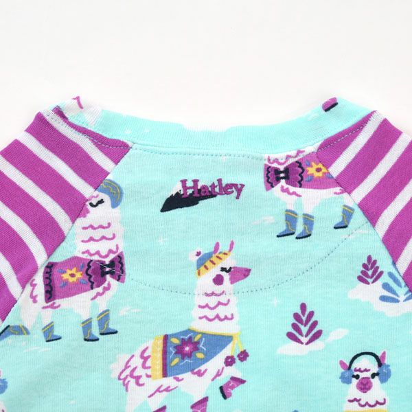 オーガニックコットン キッズラグランパジャマ（長袖）Mountaineer Alpacas