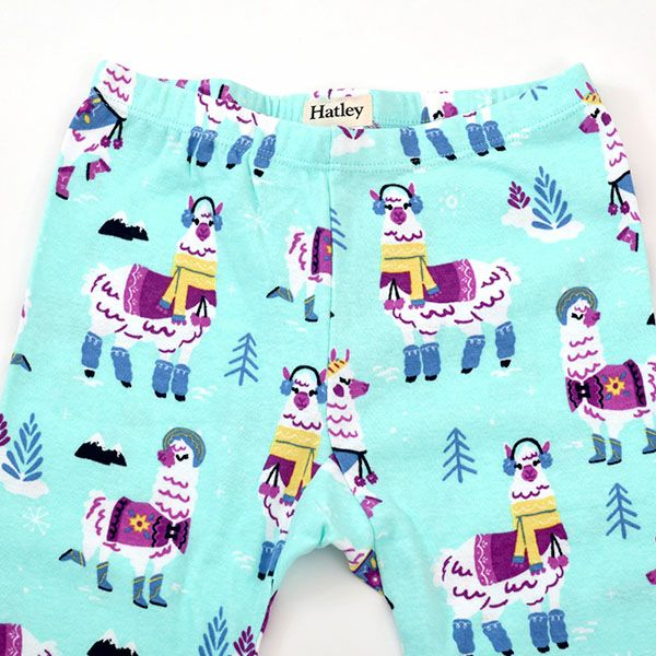 オーガニックコットン キッズラグランパジャマ（長袖）Mountaineer Alpacas