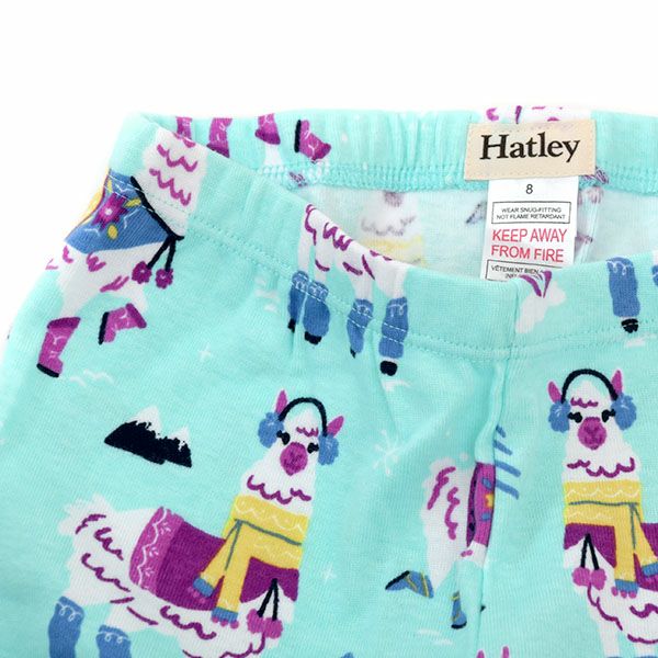 オーガニックコットン キッズラグランパジャマ（長袖）Mountaineer Alpacas