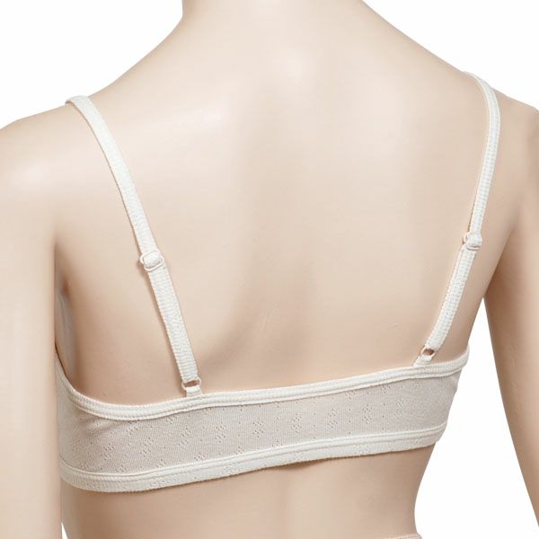 オーガニックコットン【テトベリー】やわらかフロントホックブラ