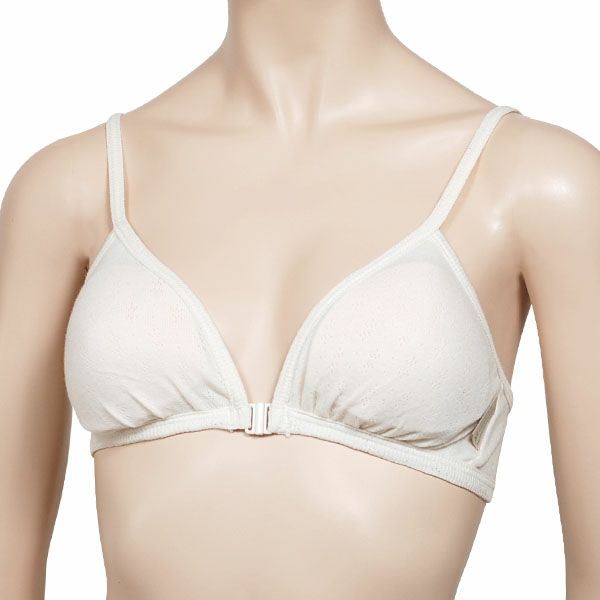 オーガニックコットン【テトベリー】やわらかフロントホックブラ