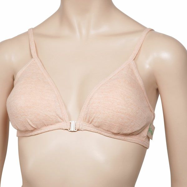 オーガニックコットン【テトベリー】やわらかフロントホックブラ