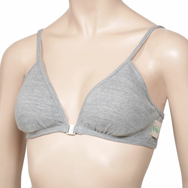 オーガニックコットン【テトベリー】やわらかフロントホックブラ