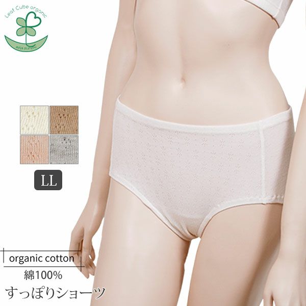 オーガニックコットン【ハニーヴァモ】すっぽりショーツ