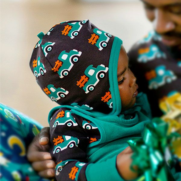 オーガニックコットン ベビーベロア ハット Farmtruck 44-46