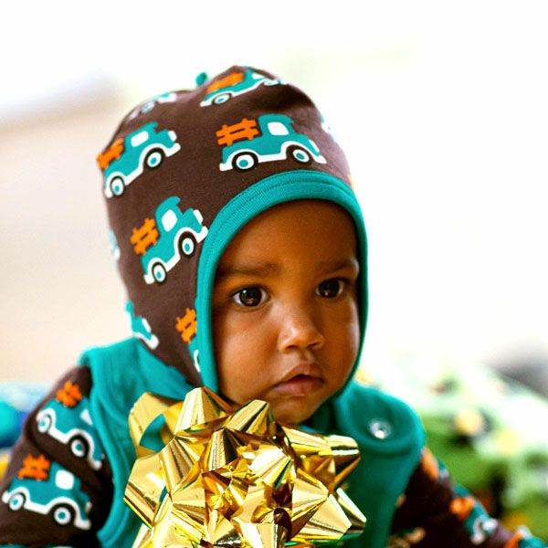 オーガニックコットン ベビーベロア ハット Farmtruck 44-46