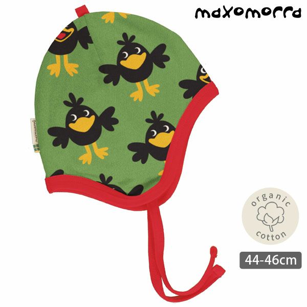 オーガニックコットン ベビーベロア ハット Crow 44-46