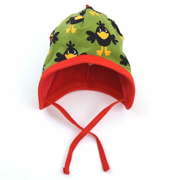 オーガニックコットン ベビーベロア ハット Crow 44-46