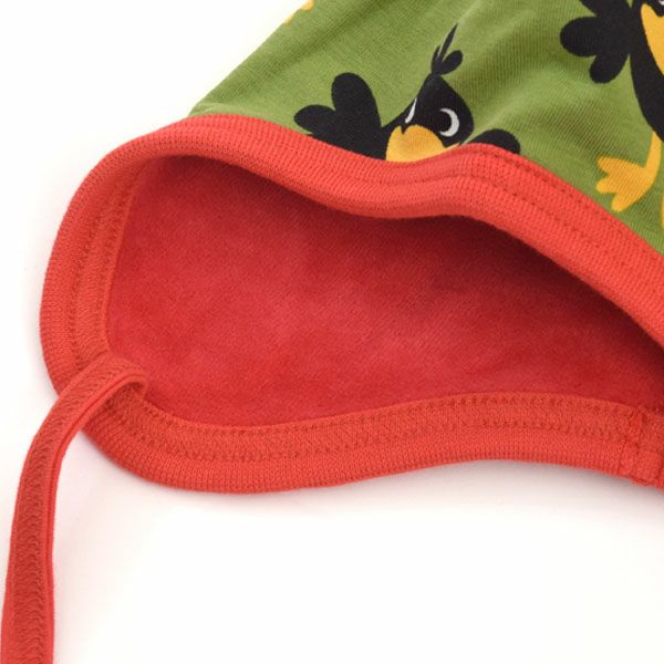 オーガニックコットン ベビーベロア ハット Crow 44-46