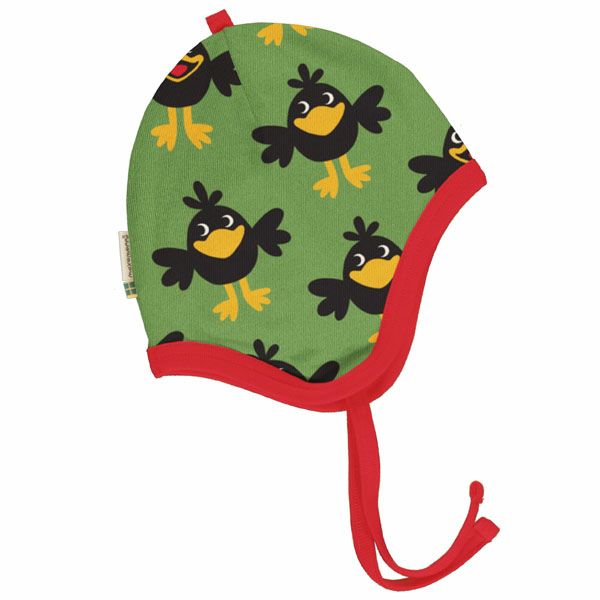 オーガニックコットン ベビーベロア ハット Crow 44-46