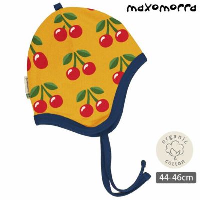 オーガニックコットン ベビーベロア ハット Cherry 44-46