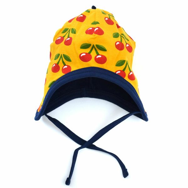 オーガニックコットン ベビーベロア ハット Cherry 44-46