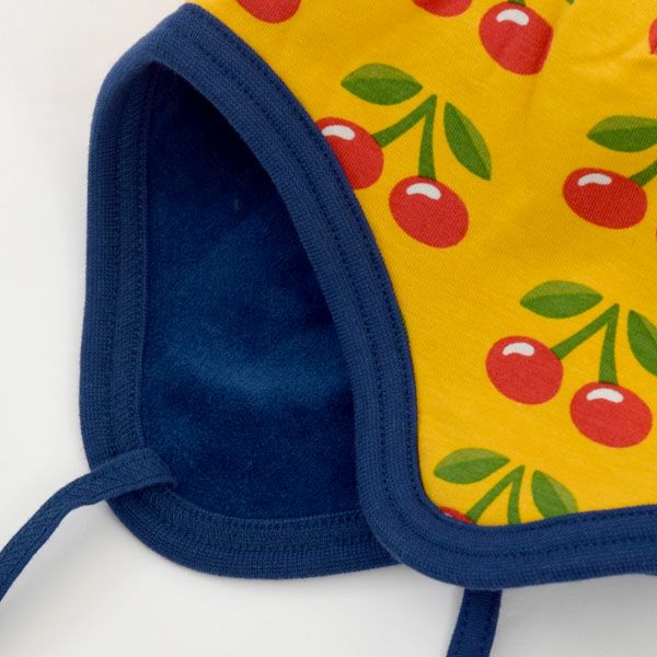 オーガニックコットン ベビーベロア ハット Cherry 44-46