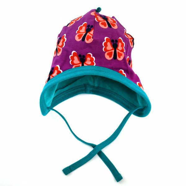 オーガニックコットン ベビーベロア ハット Butterfly 44-46