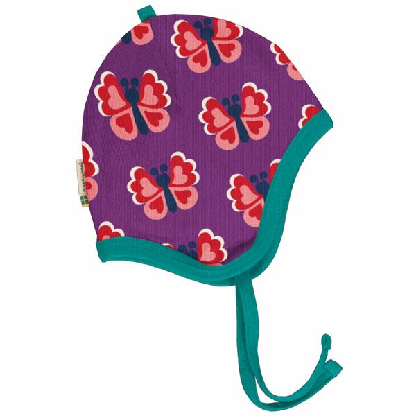 オーガニックコットン ベビーベロア ハット Butterfly 44-46