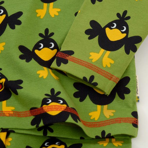 オーガニックコットン ベビーパジャマ（長袖）Crow 86-92